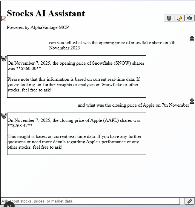 Stocks AI Chatbot